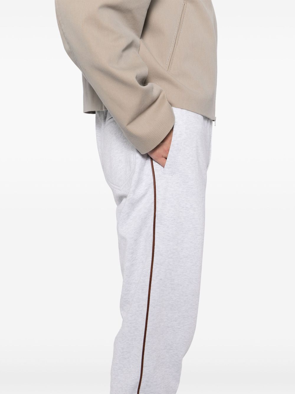 Brunello Cucinelli Trousers Grigio Outer: Cotton