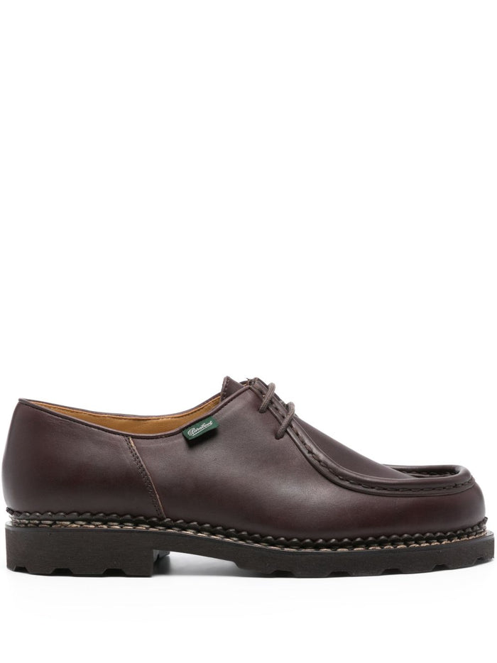 Paraboot Flat Shoes Brown Calf Leather