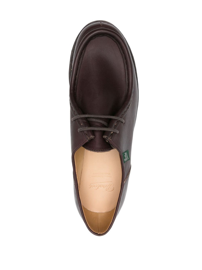 Paraboot Flat Shoes Brown Calf Leather