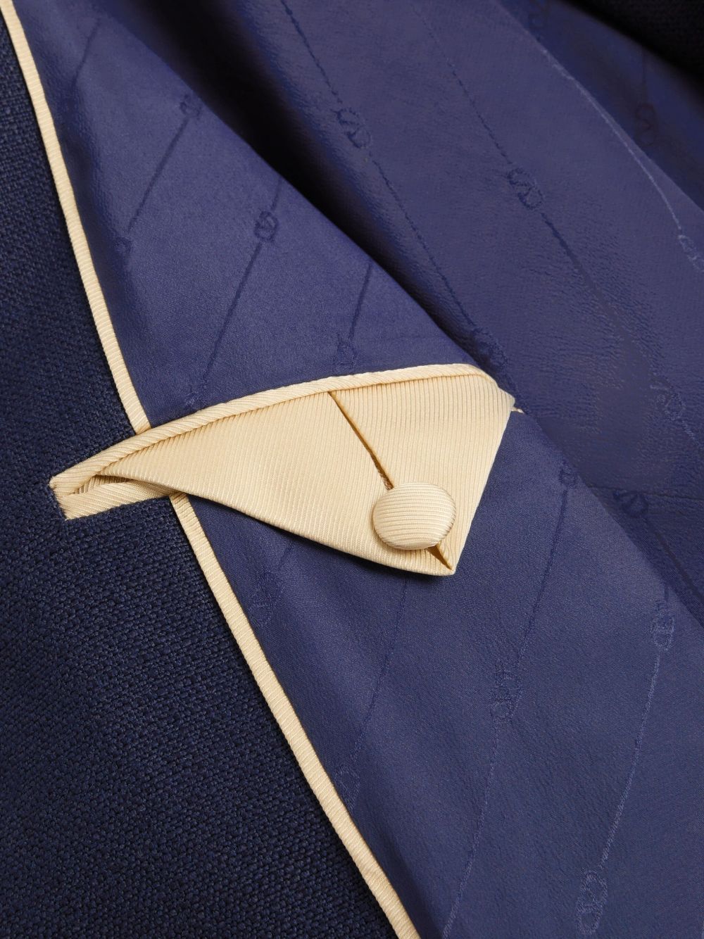 Valentino Jackets Blue Lining: Acetate