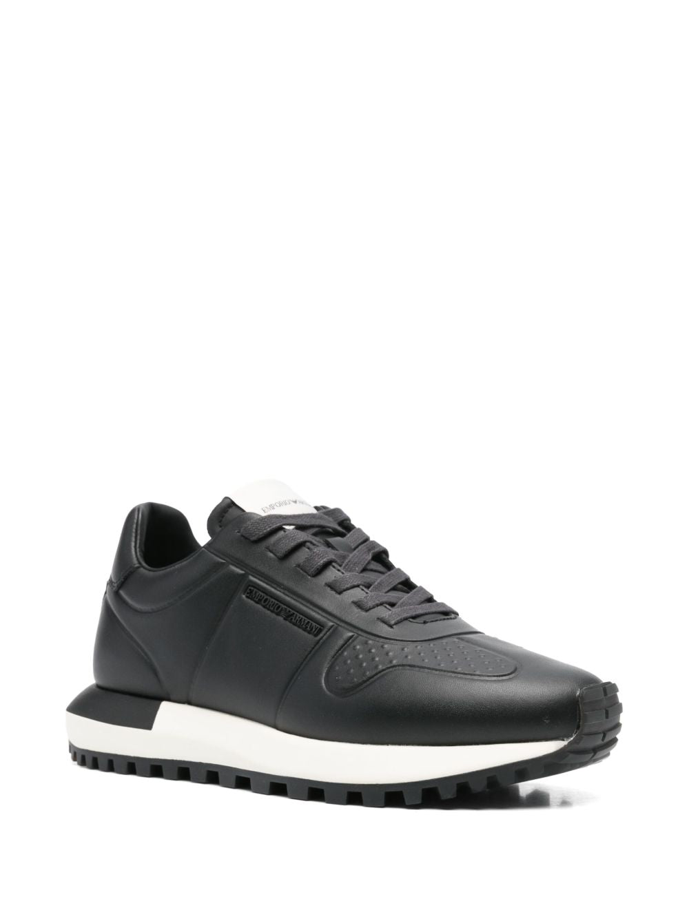 Emporio Armani Sneakers Nero Outer: Calf Leather
