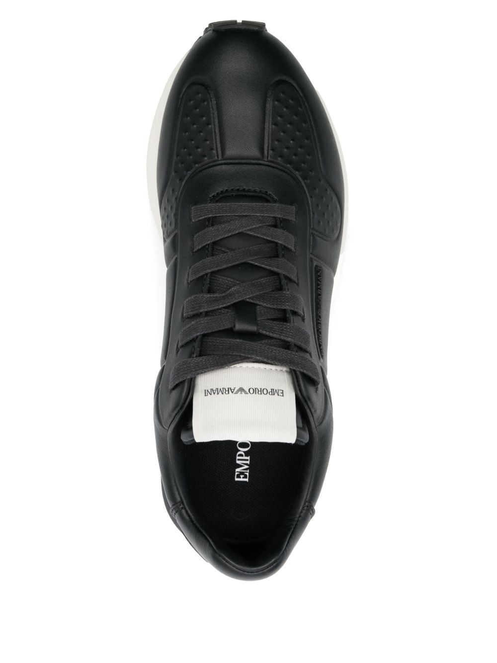 Emporio Armani Sneakers Nero Outer: Calf Leather