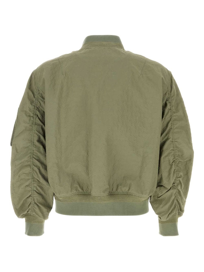 Givenchy Coats Green Polyamide Polyester