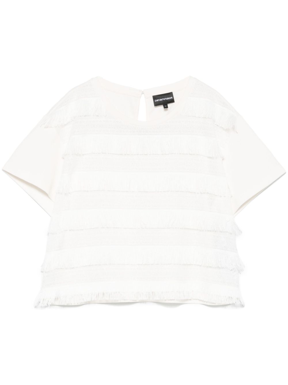 Emporio Armani T-Shirts And Polos Bianco Cotton