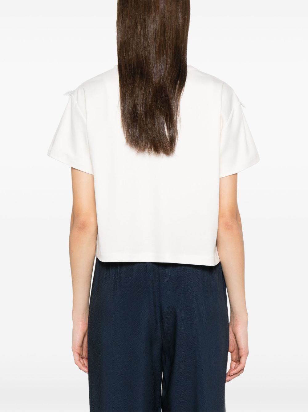 Emporio Armani T-Shirts And Polos Bianco Cotton