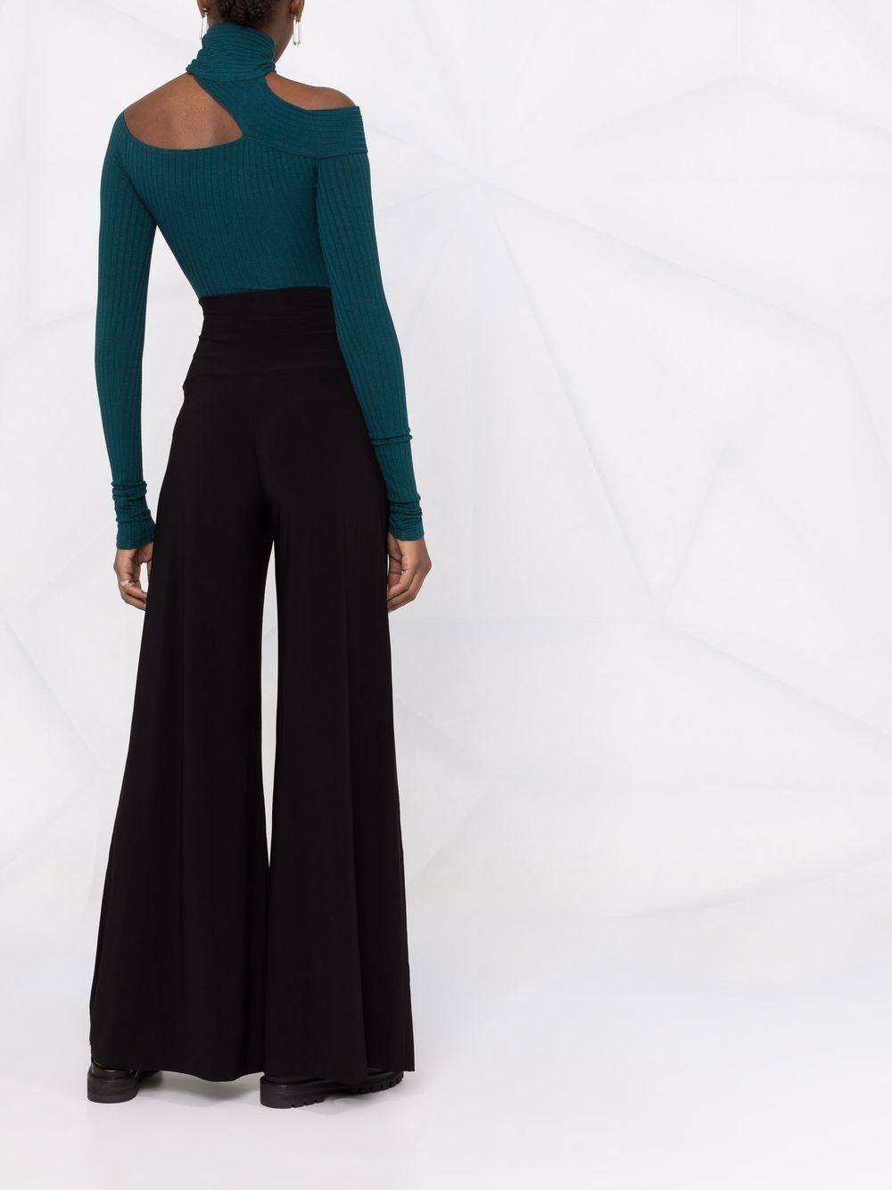 Norma Kamali Trousers Black Polyester