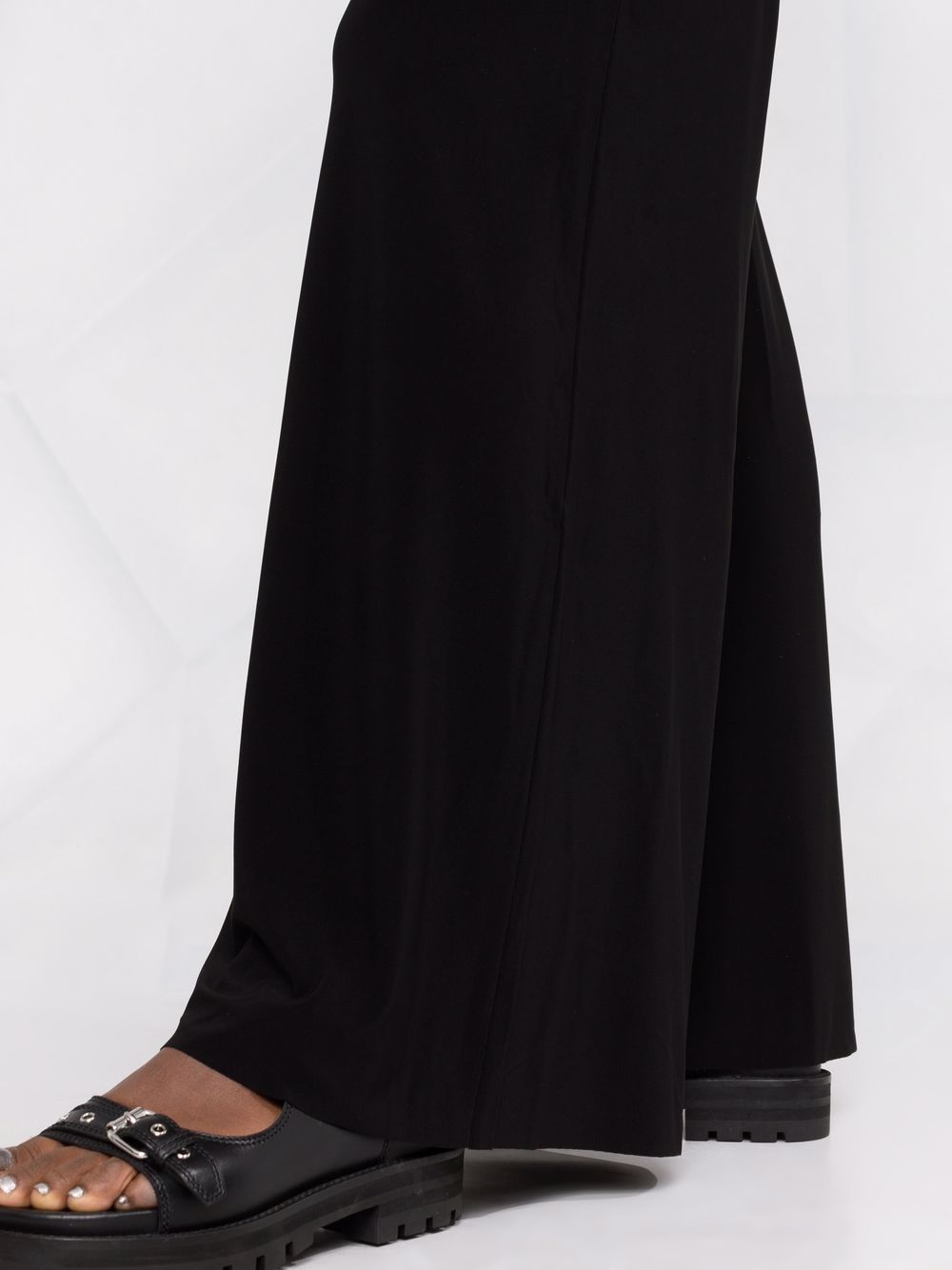 Norma Kamali Trousers Black Polyester