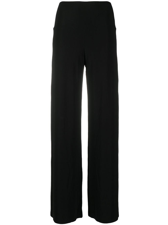 Norma Kamali Trousers Black Polyester