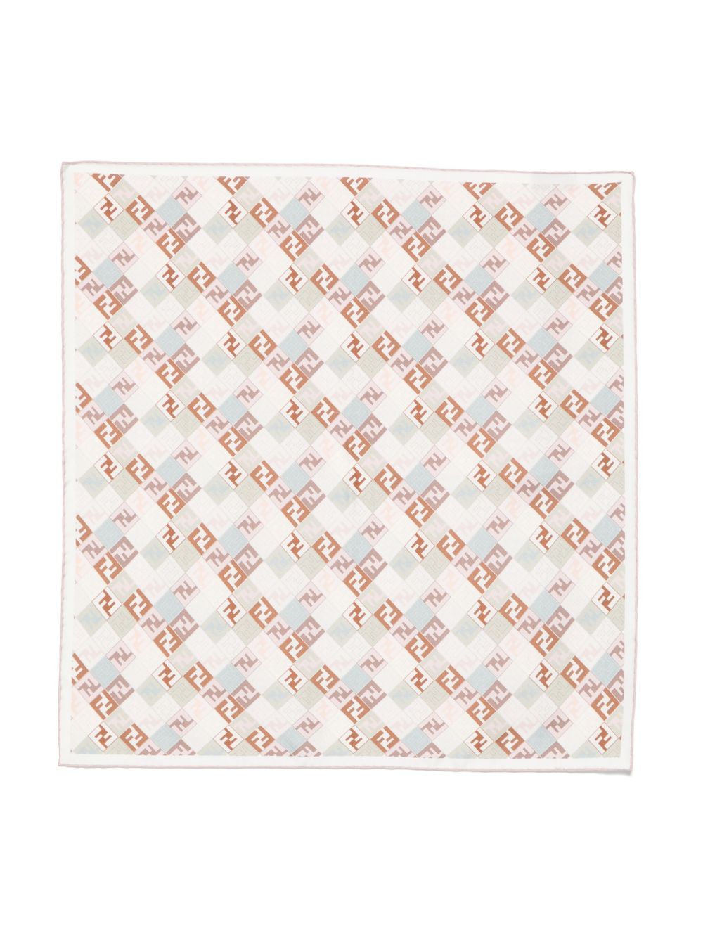Fendi Scarfs Beige Silk