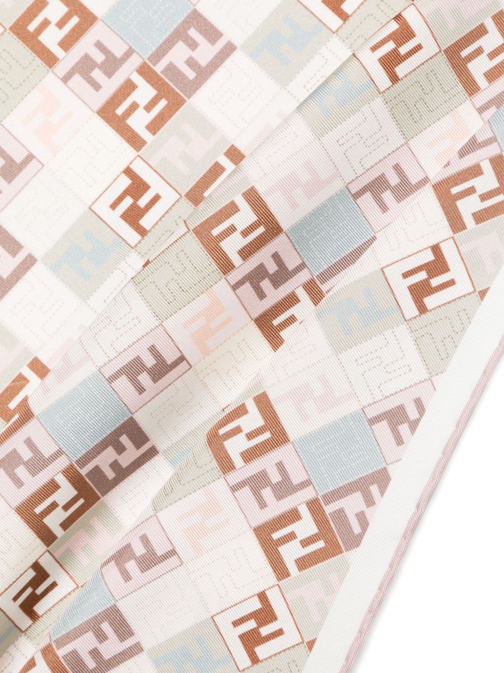 Fendi Scarfs Beige Silk