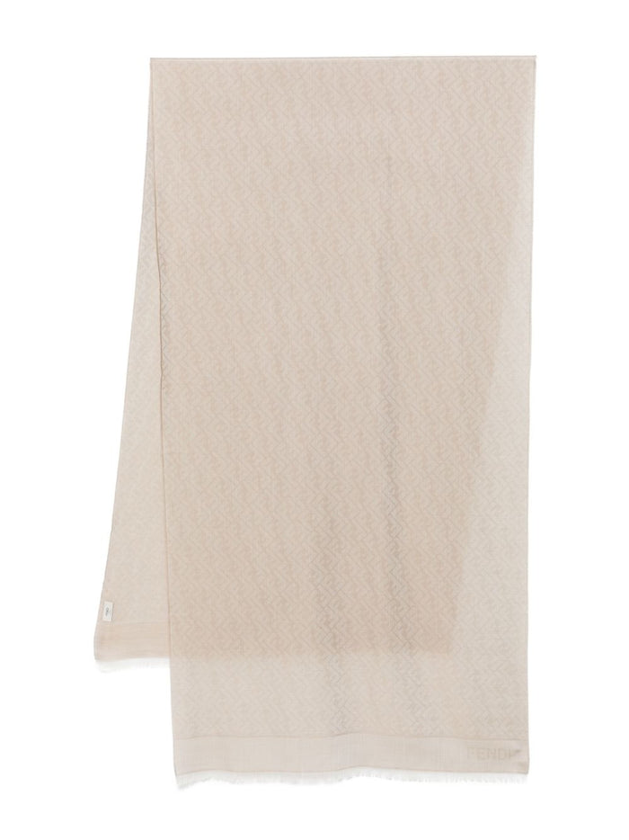 Fendi Scarfs Dove Grey Cashmere