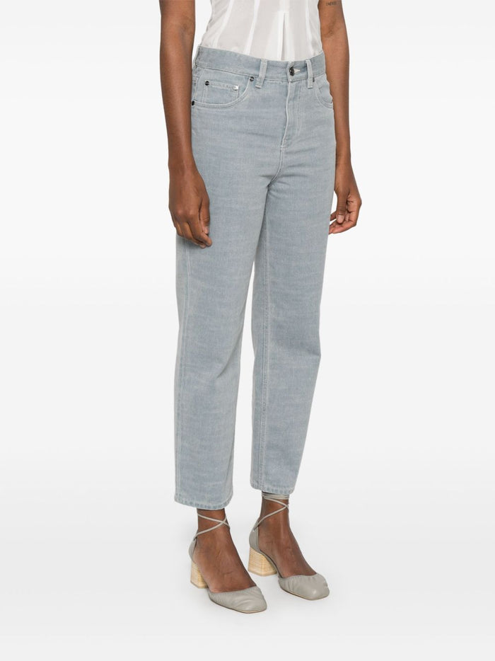 Fendi Jeans Grey Cotton