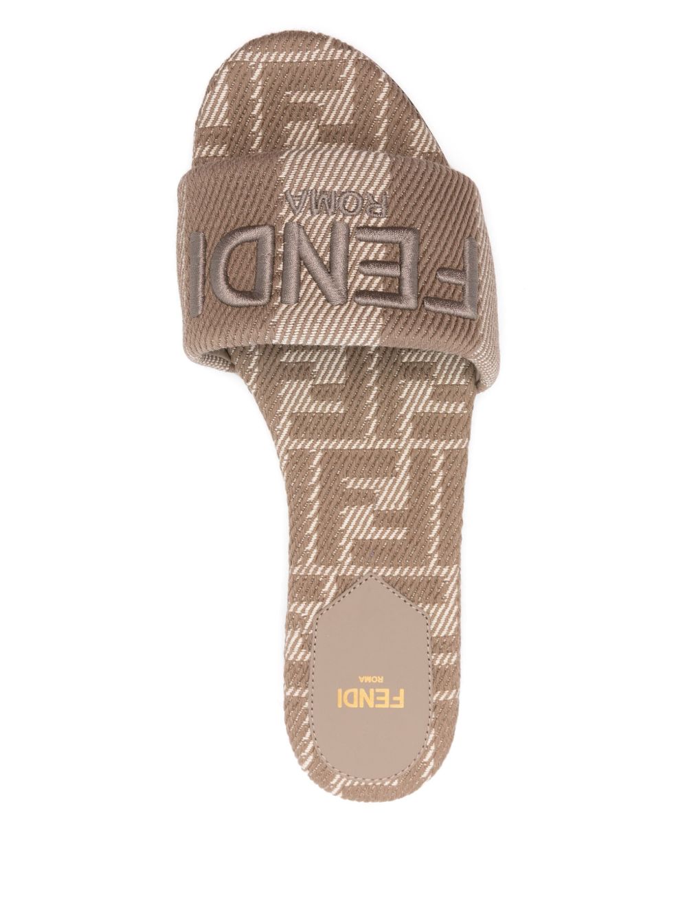 Fendi Sandals Dove Grey Sole: Calf Leather