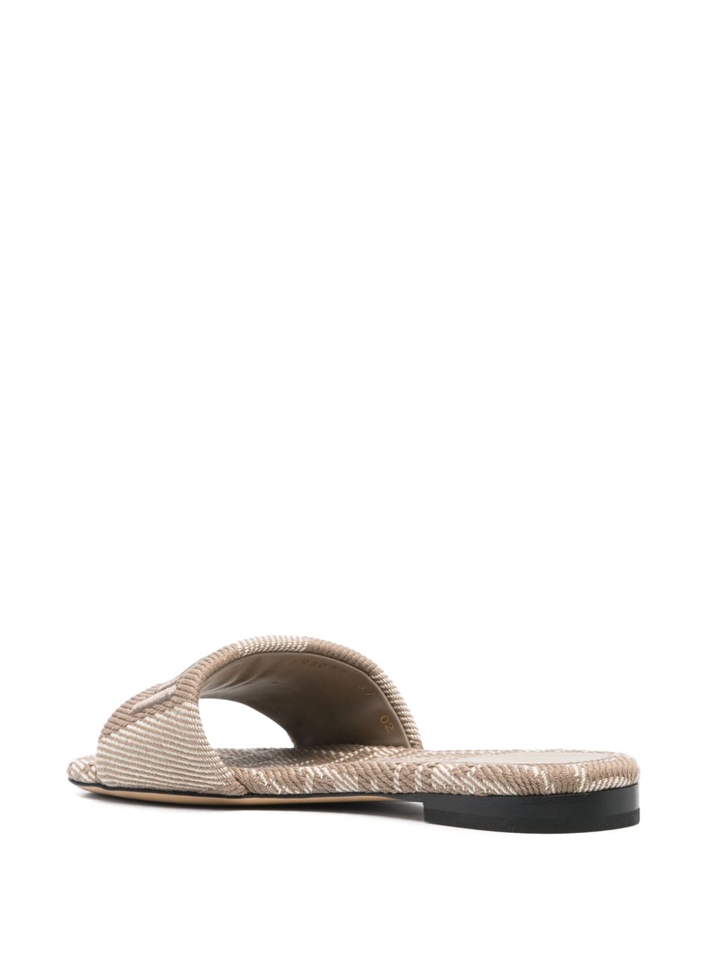 Fendi Sandals Dove Grey Sole: Calf Leather