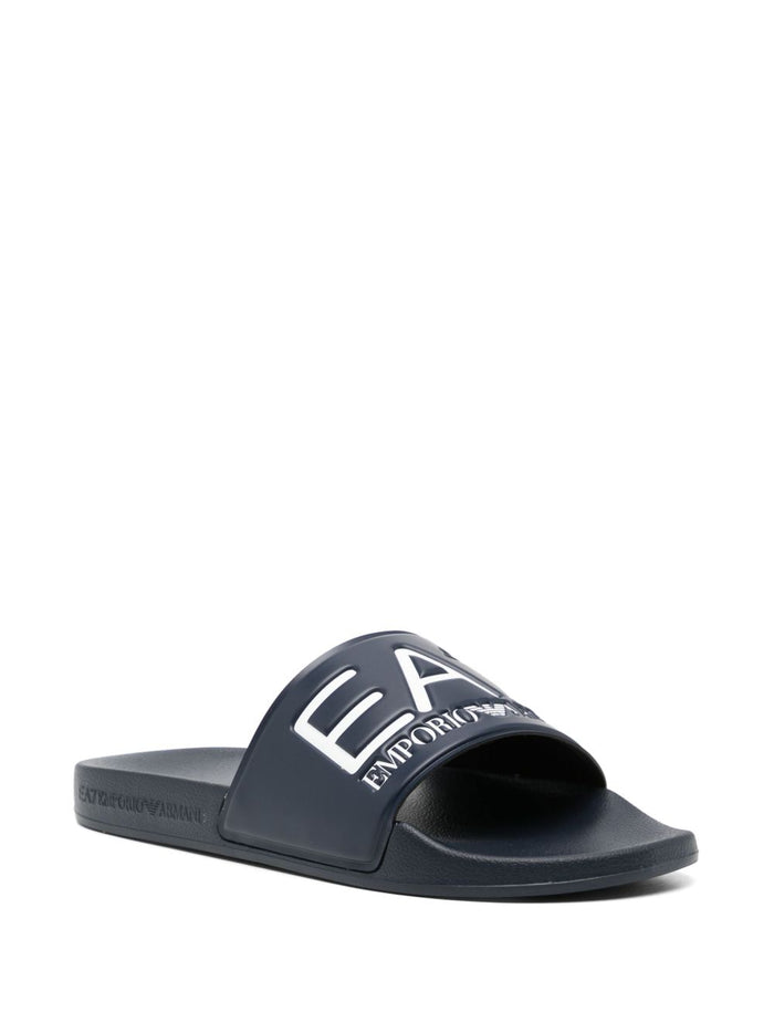 Ea7 Sandals Blu Other Fibres