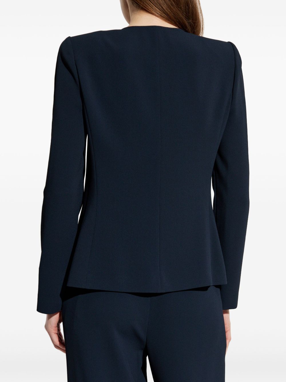 Emporio Armani Jackets Blu Polyester Elastane