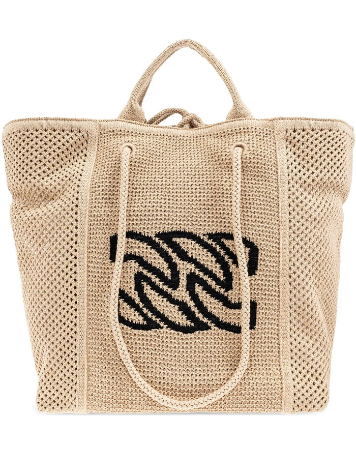 Casadei Bags Beige Cotton Nylon