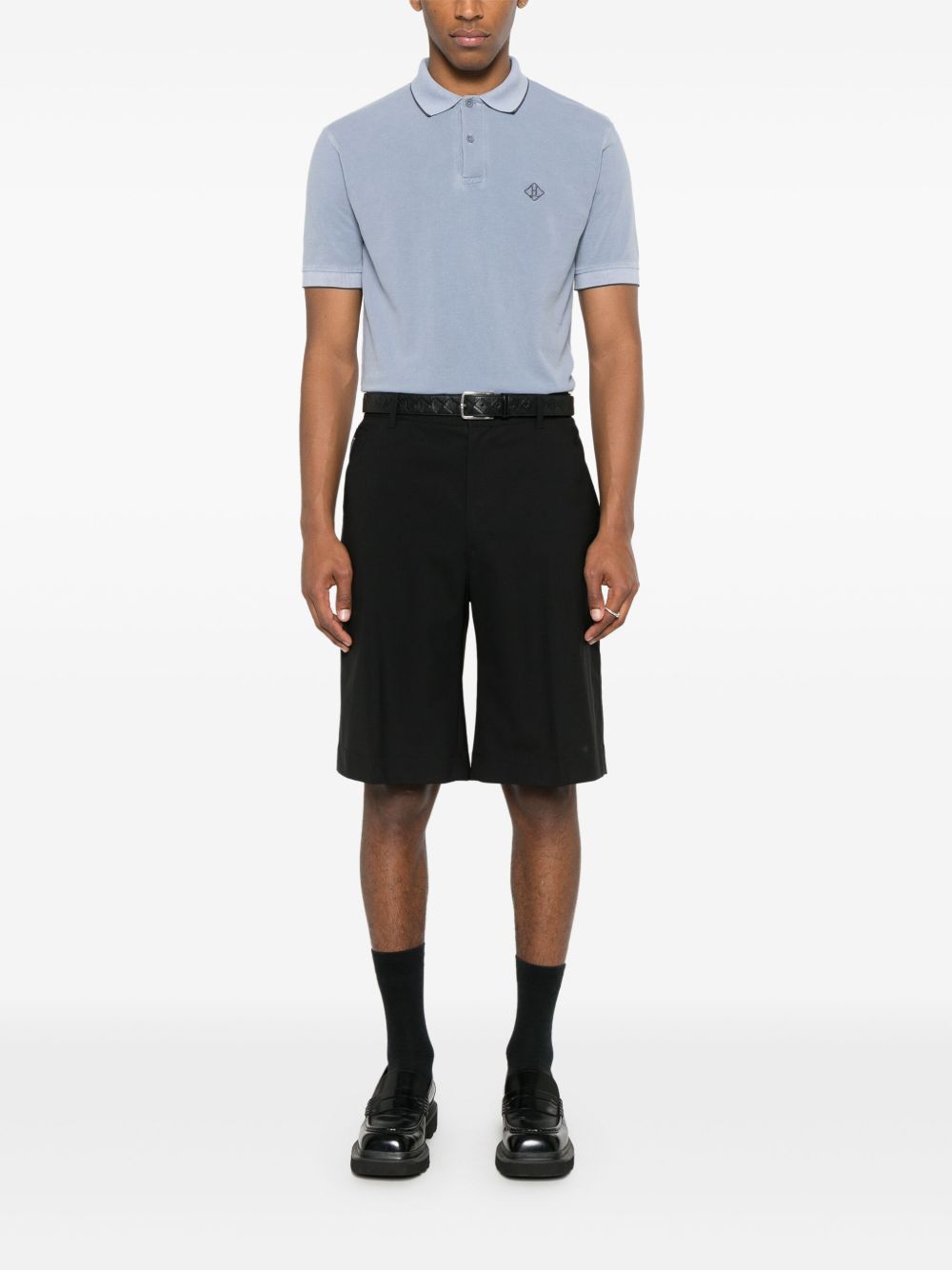 Herno T-Shirts And Polos Clear Blue Polyester