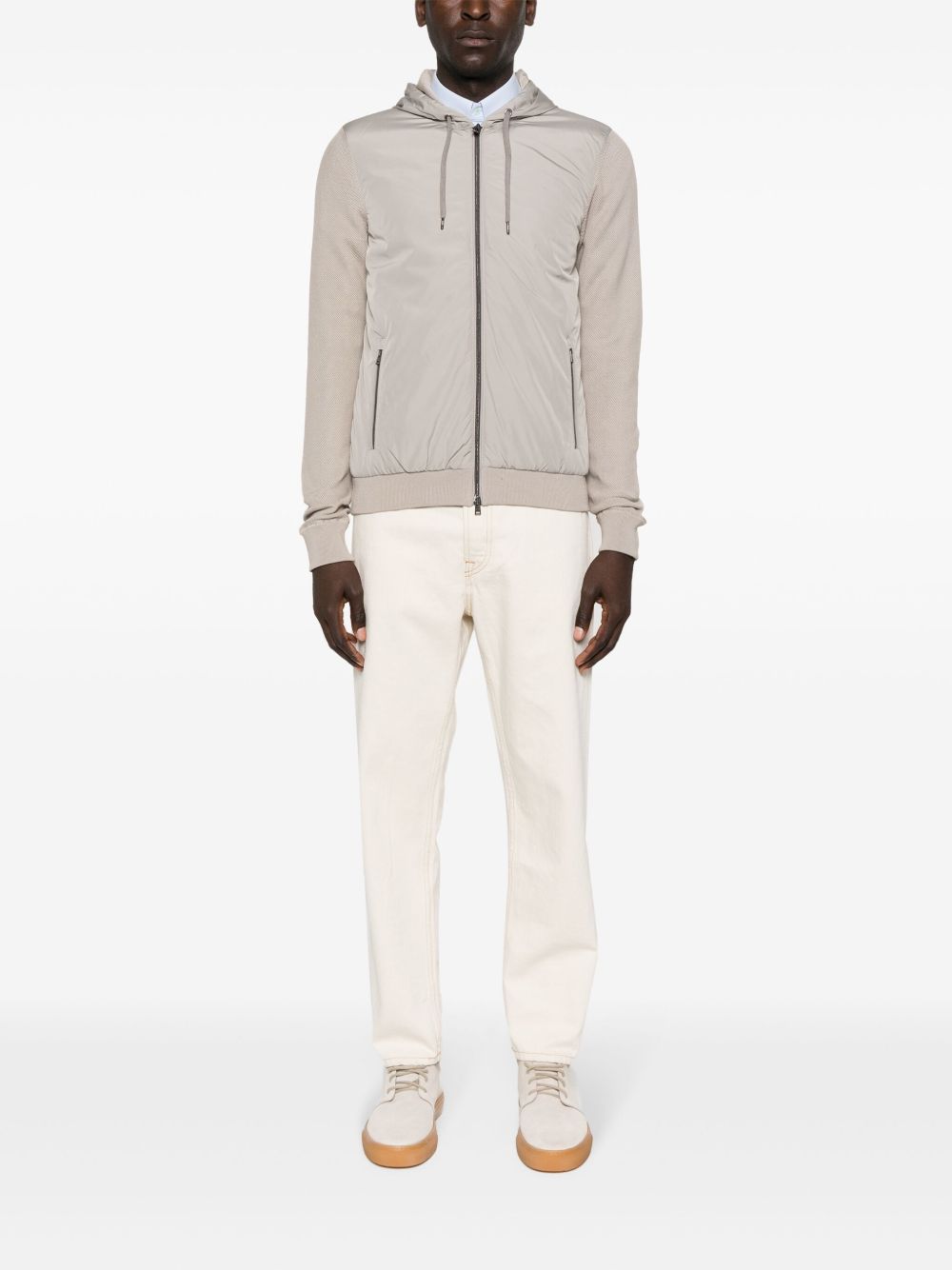 Herno Coats Dove Grey Outer: Polyester