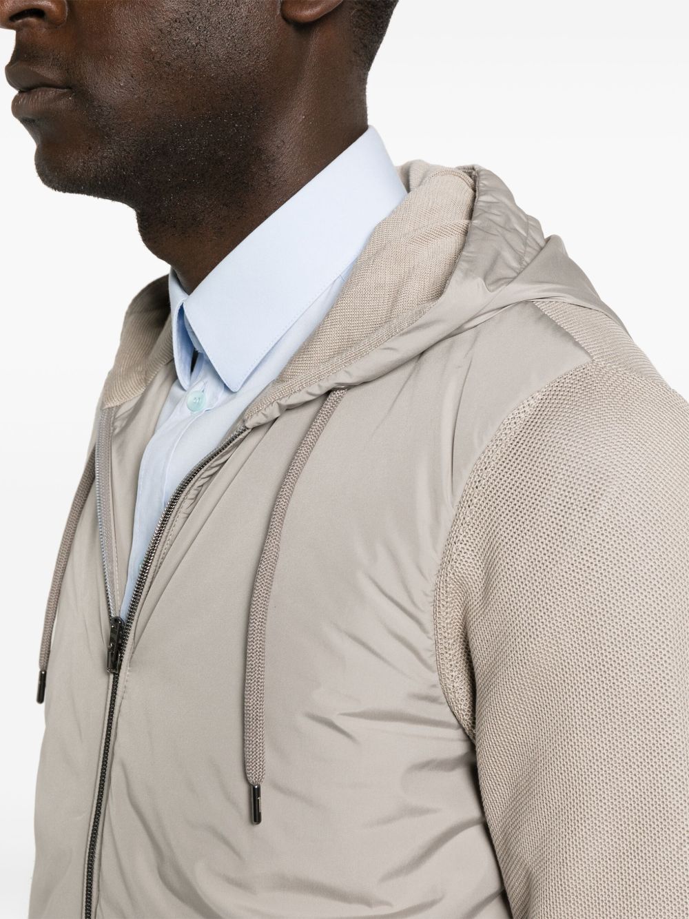 Herno Coats Dove Grey Outer: Polyester