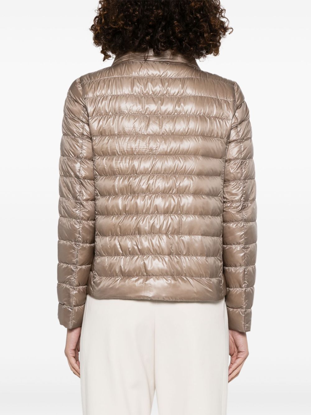 Herno Coats Beige Lining: Goose Down