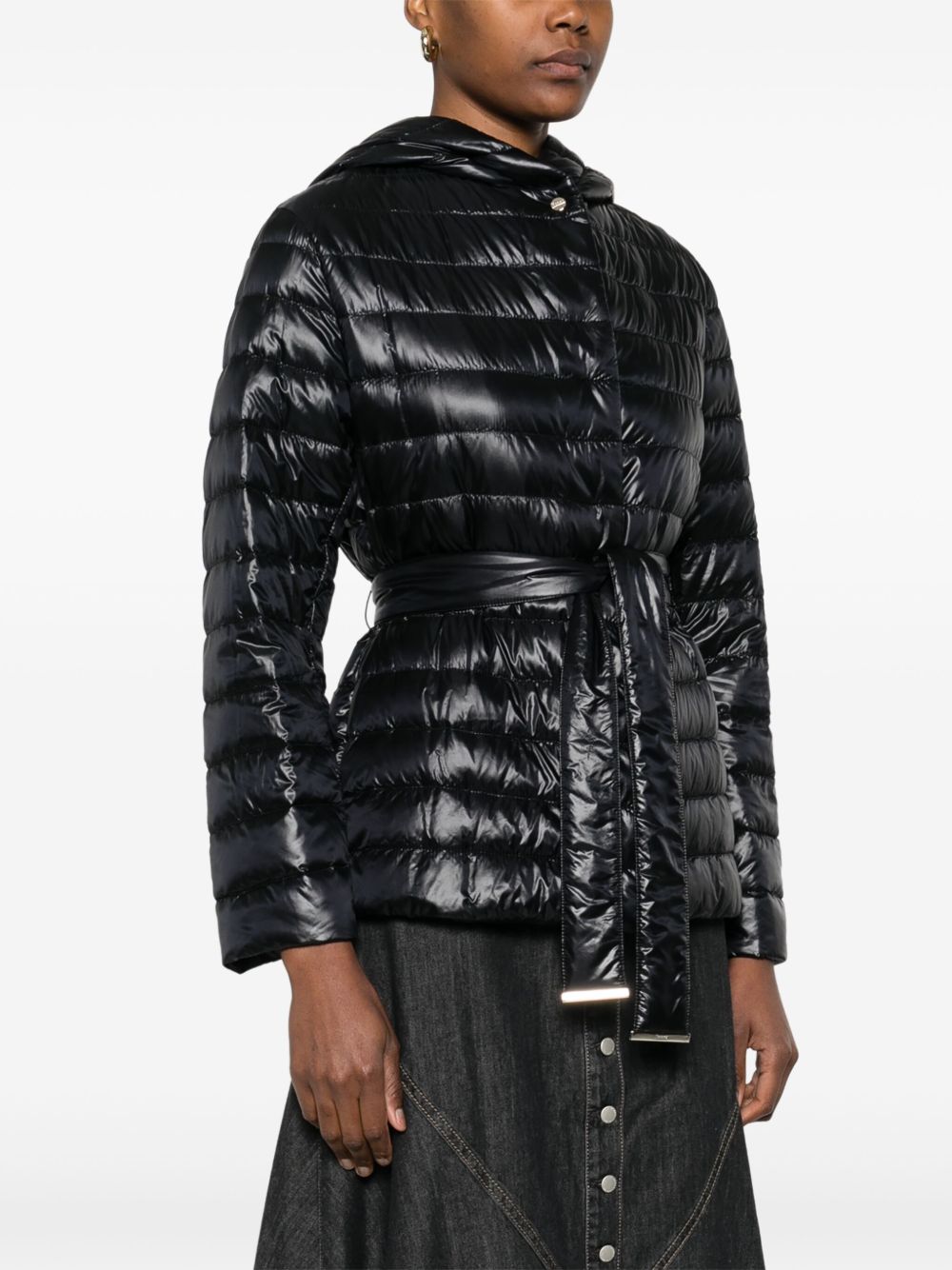 Herno Coats Black Lining: Polyamide