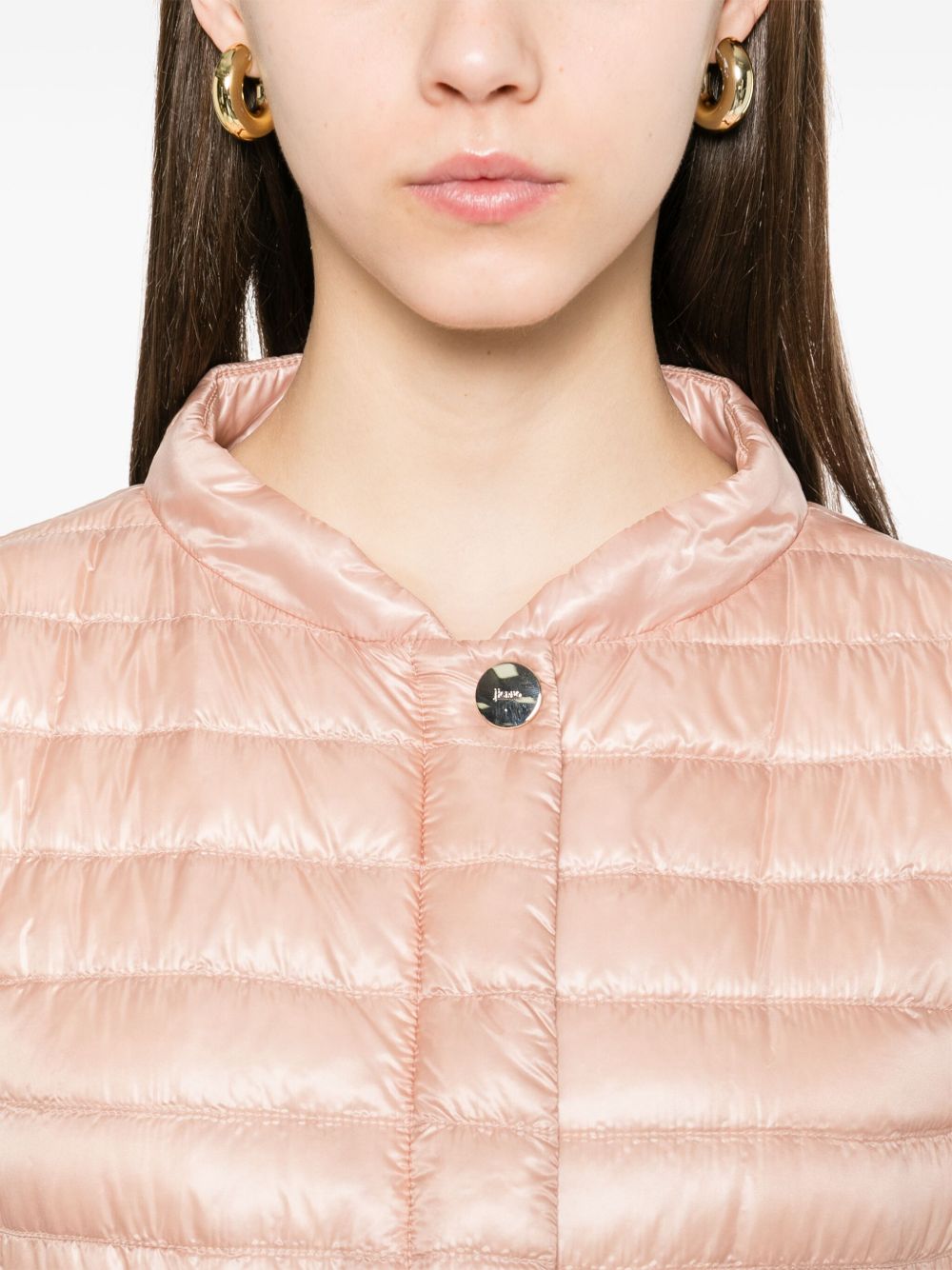 Herno Coats Pink Lining: Polyamide