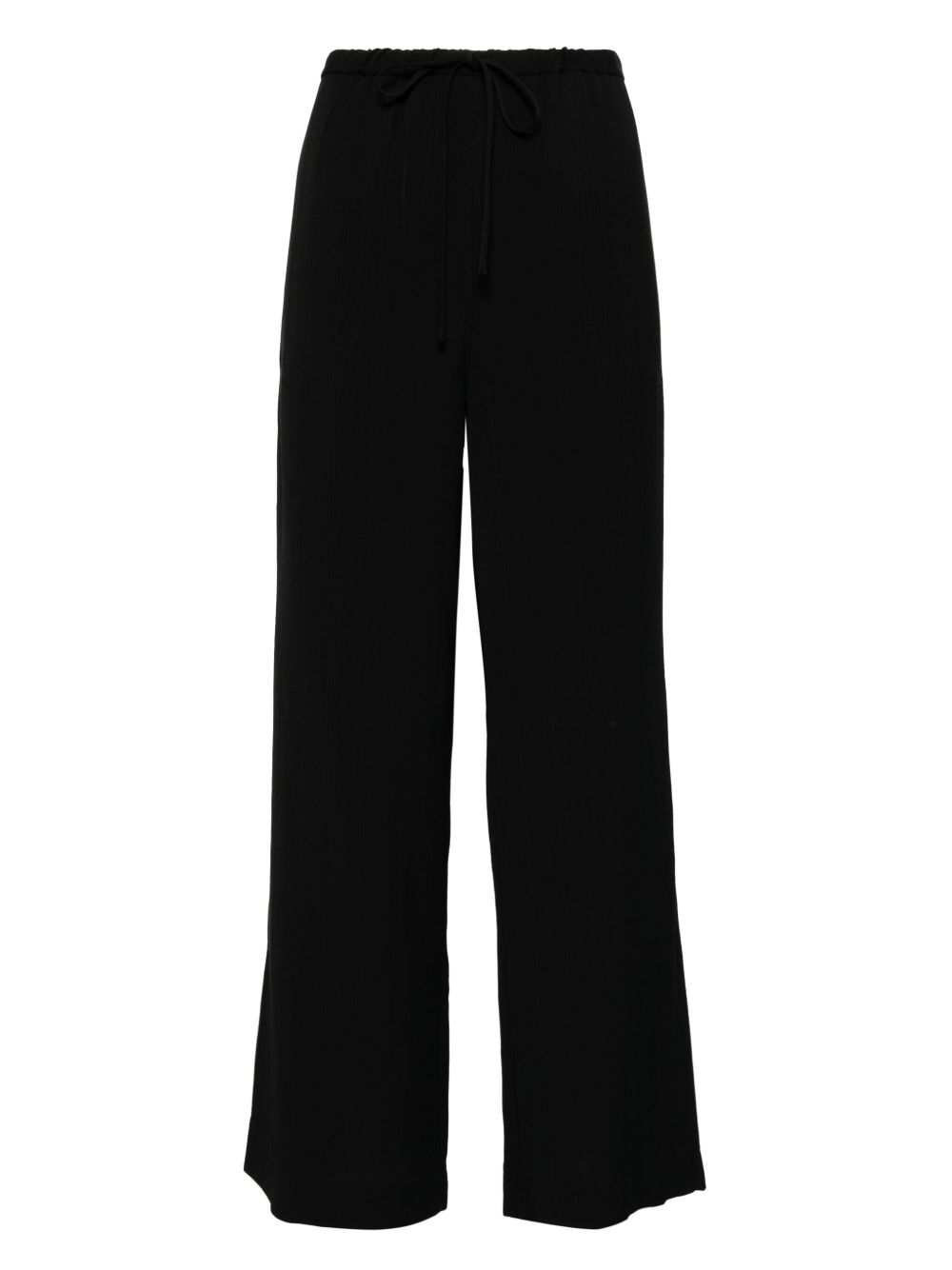 Toteme Main Trousers Black Viscose Linen