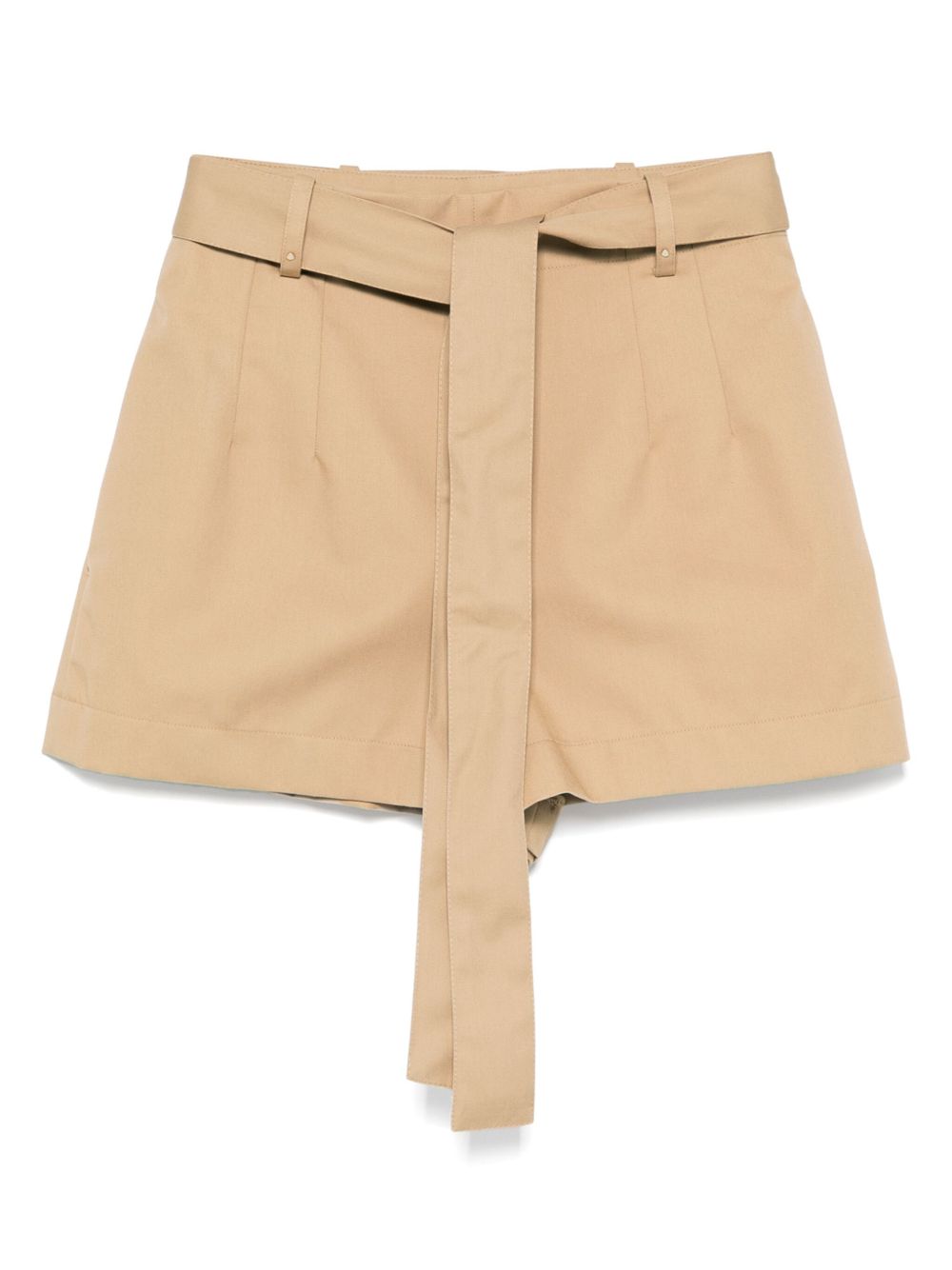 Moncler Shorts Beige Polyester Cotton