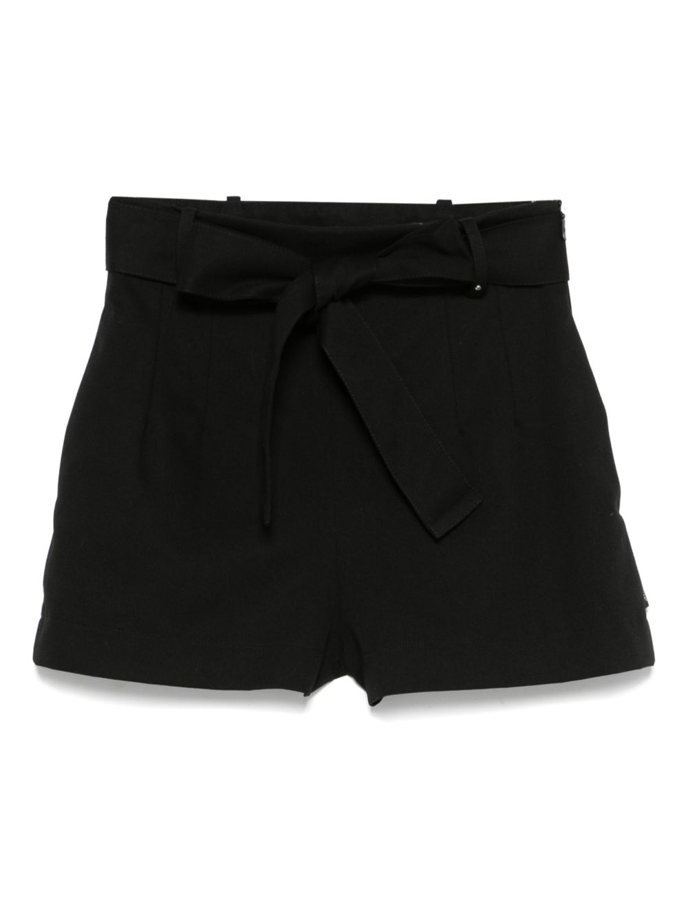 Moncler Shorts Black Polyester Cotton
