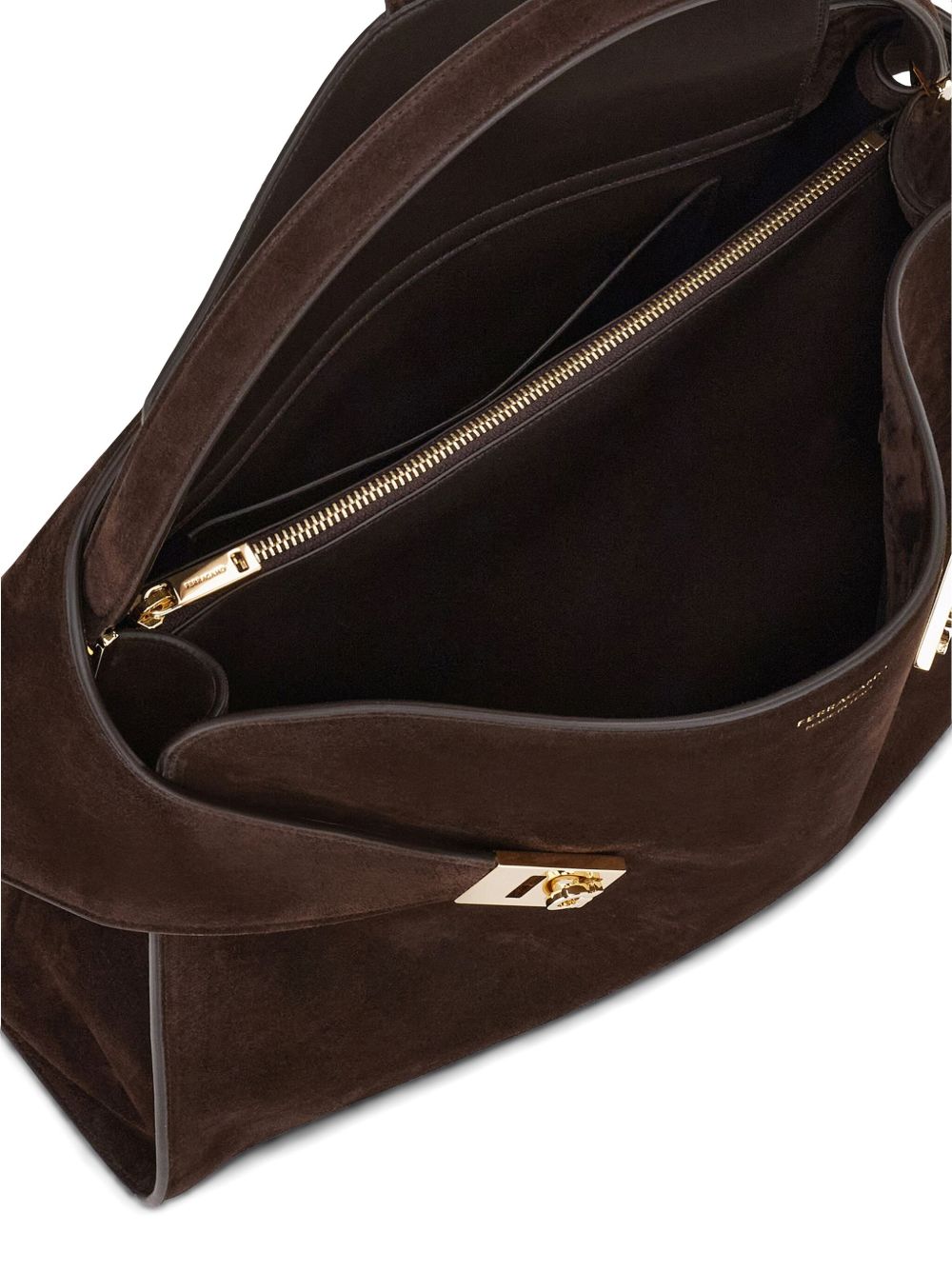 Ferragamo Bags Brown Goat Skin
