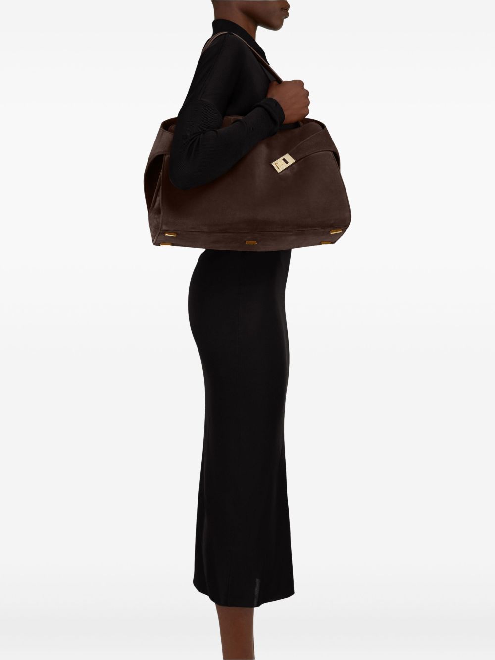 Ferragamo Bags Brown Goat Skin