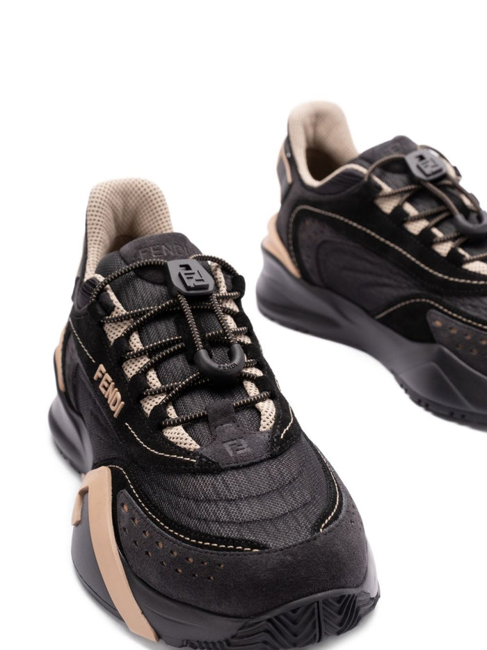 Fendi Sneakers Black Outer: Calf Leather