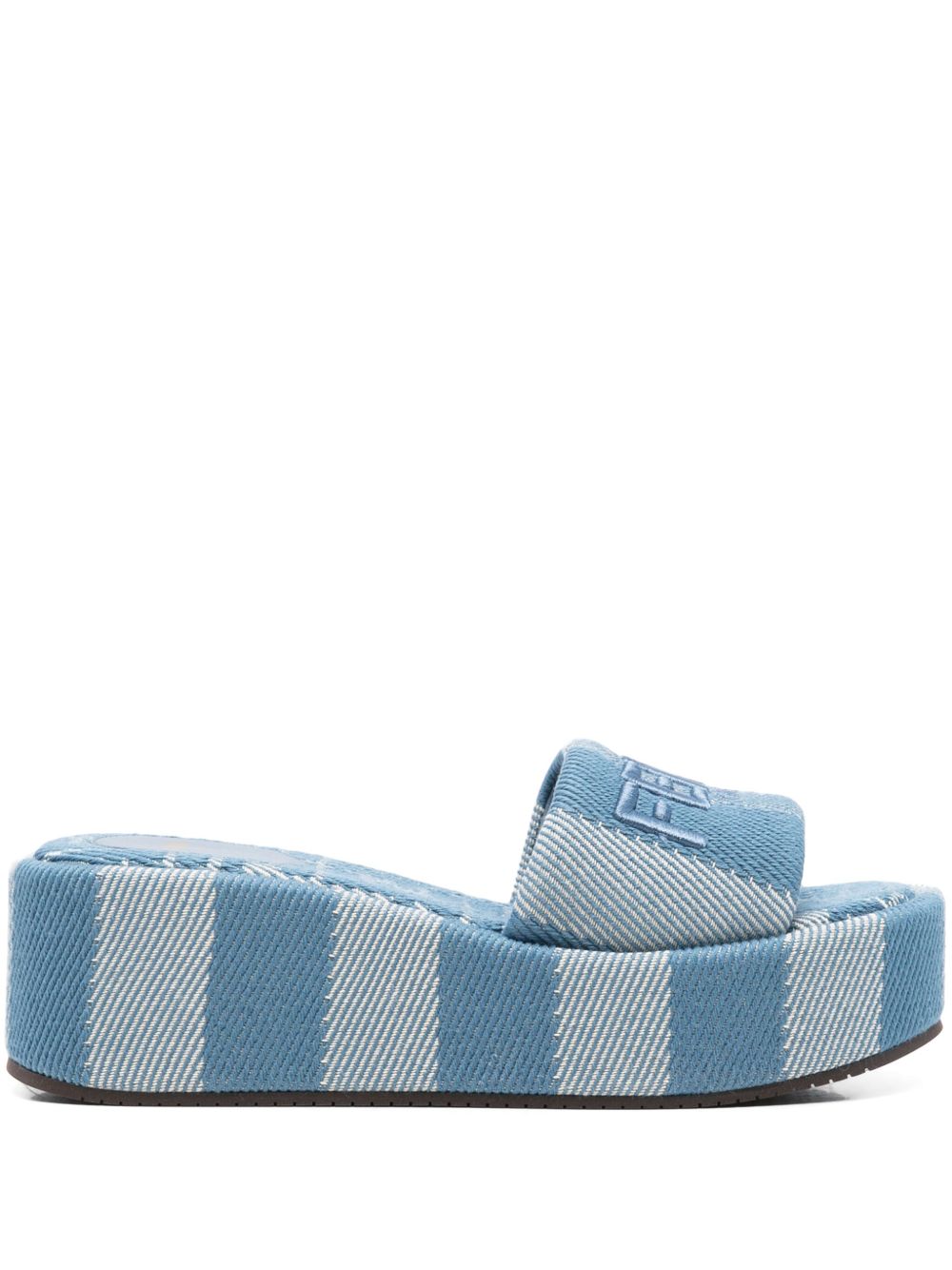 Fendi Sandals Clear Blue