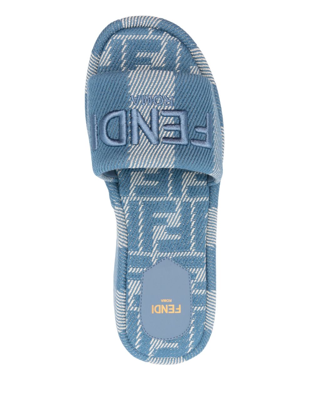 Fendi Sandals Clear Blue