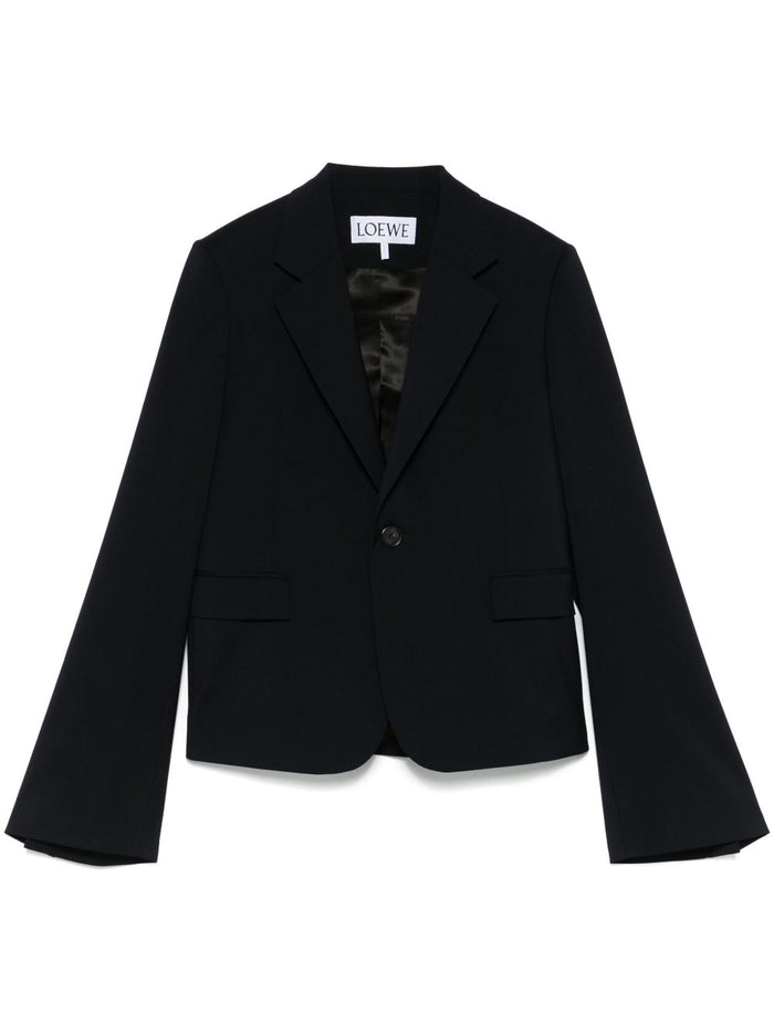 Loewe Jackets Blue Wool