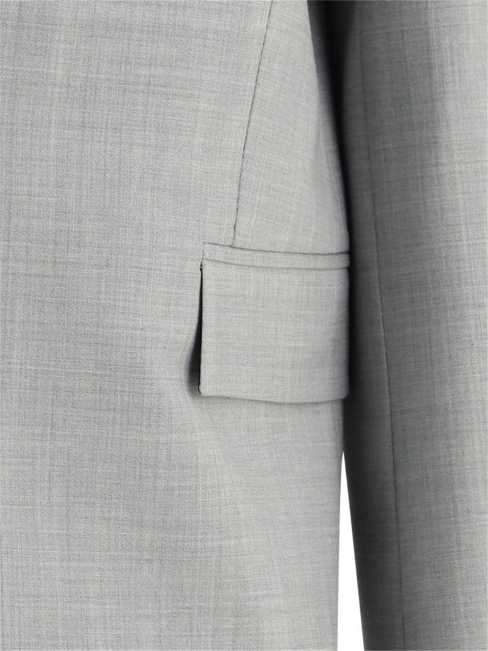 Loewe Jackets Light Grey Wool