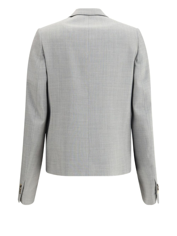Loewe Jackets Light Grey Wool