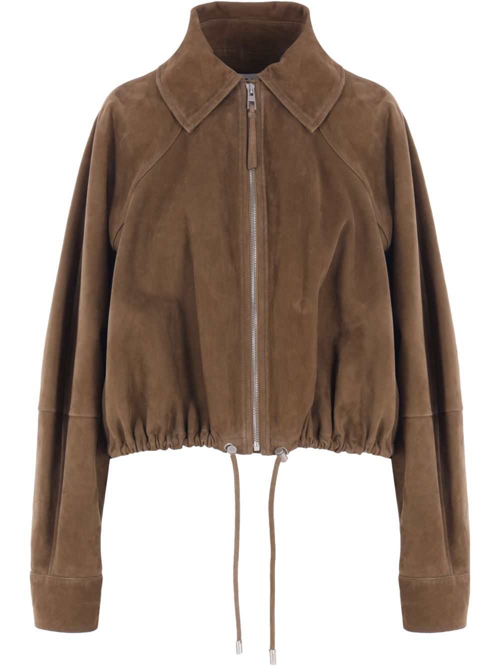 Loewe Jackets Kaki Suede