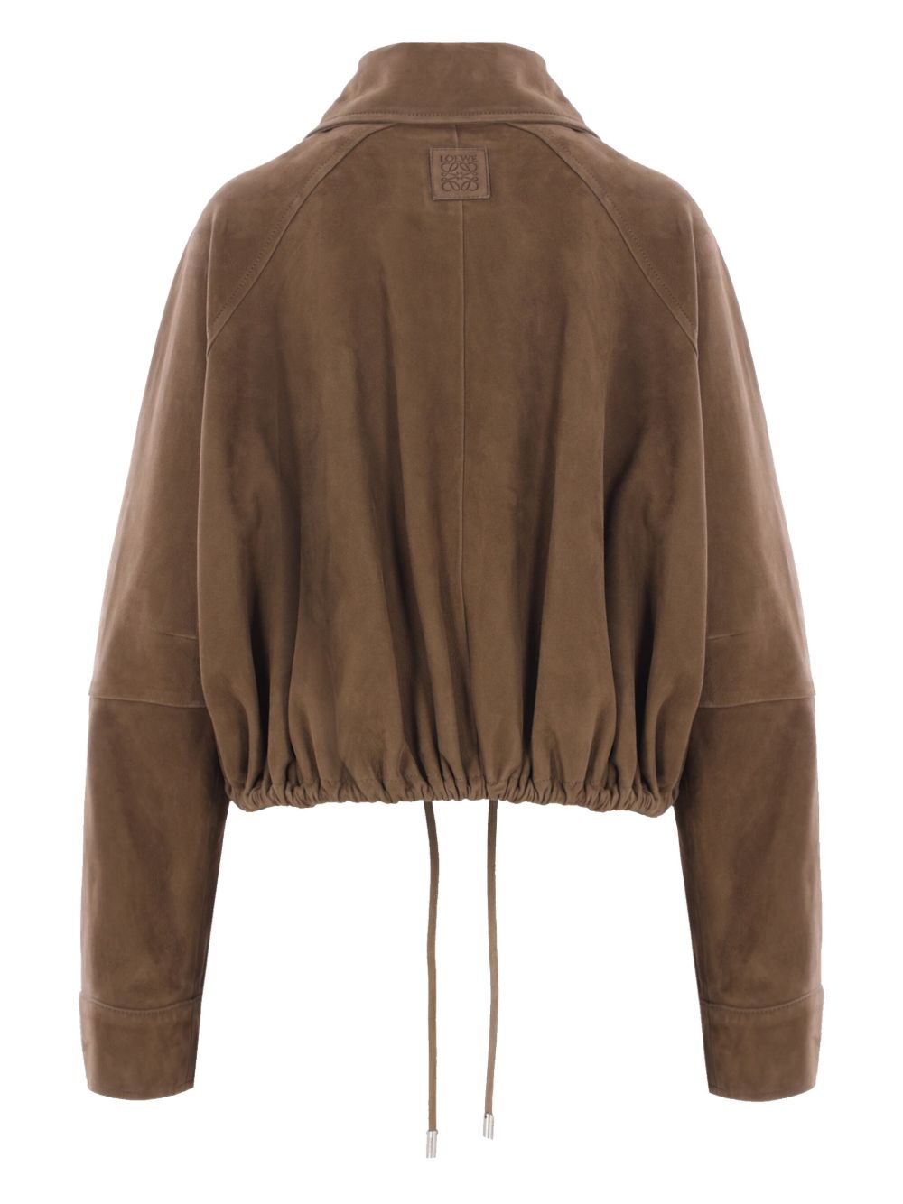 Loewe Jackets Kaki Suede