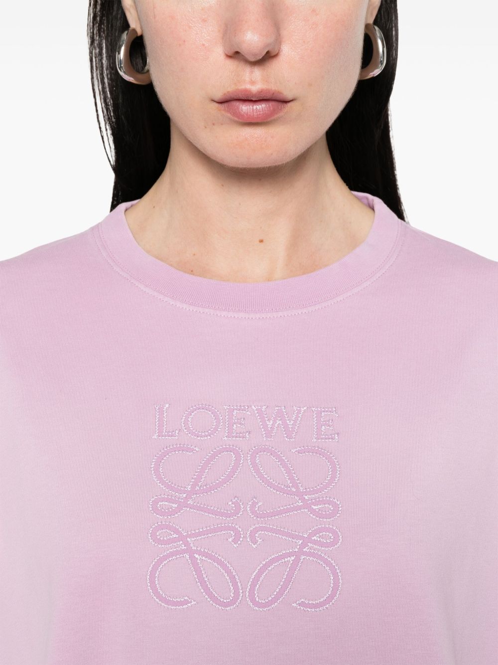 Loewe T-Shirts And Polos Lilac Cotton