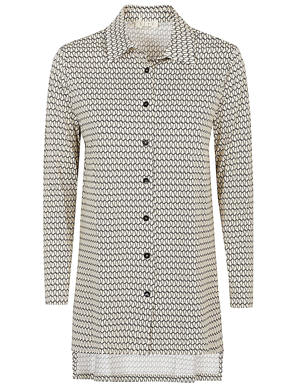 Siyu Shirts Beige Viscose Elastane