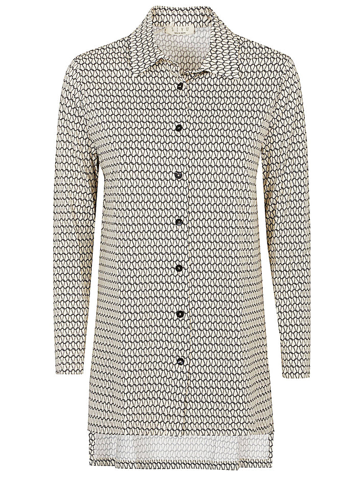 Siyu Shirts Beige Viscose Elastane