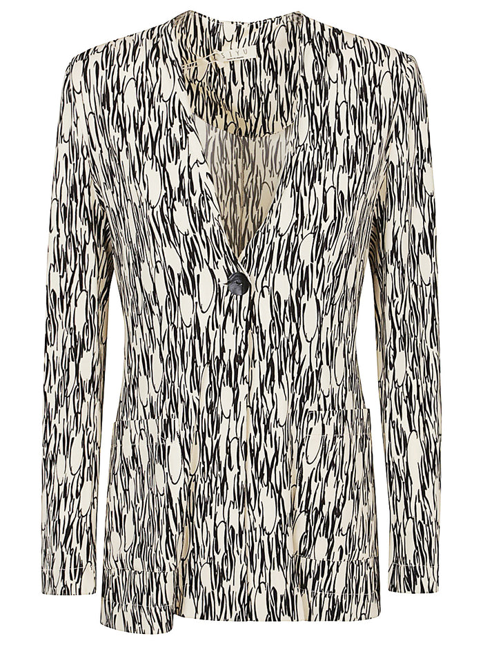 Siyu Jackets Multicolour Viscose Elastane
