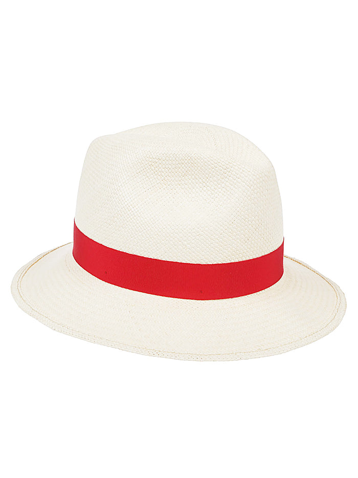 Borsalino Hats Red Straw