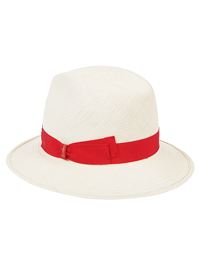 Borsalino Hats Red Straw