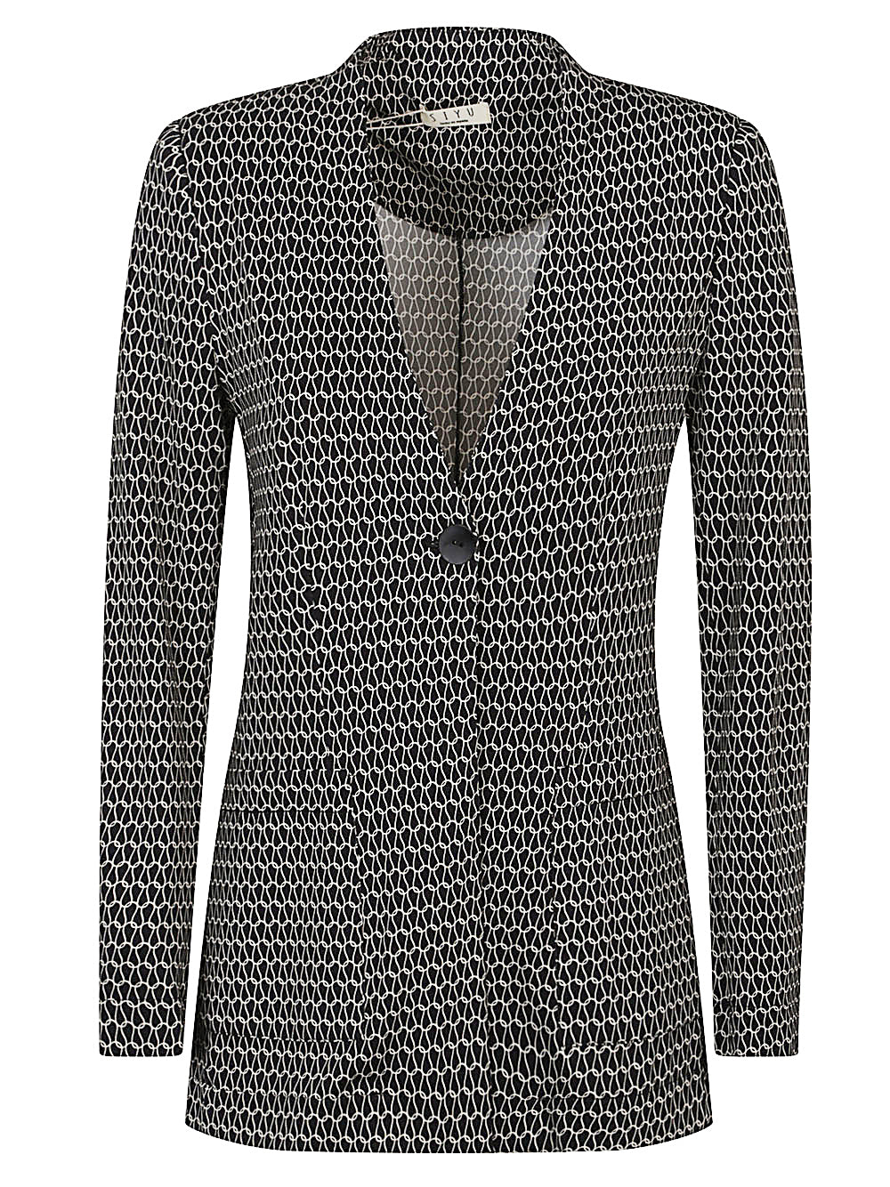 Siyu Jackets Black Viscose Elastane