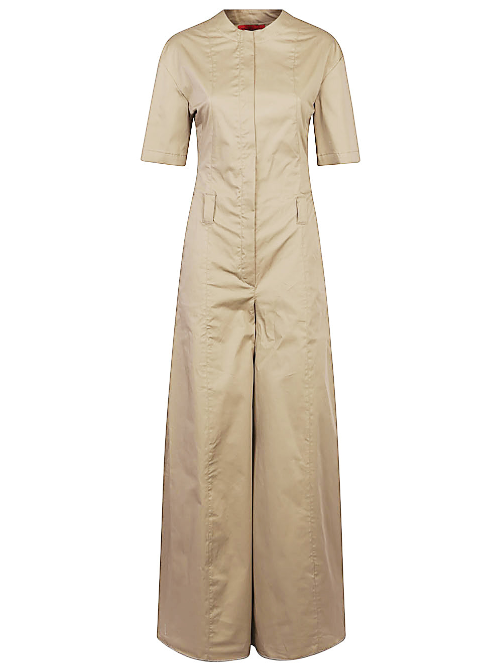 The Latest Dresses Beige Cotton