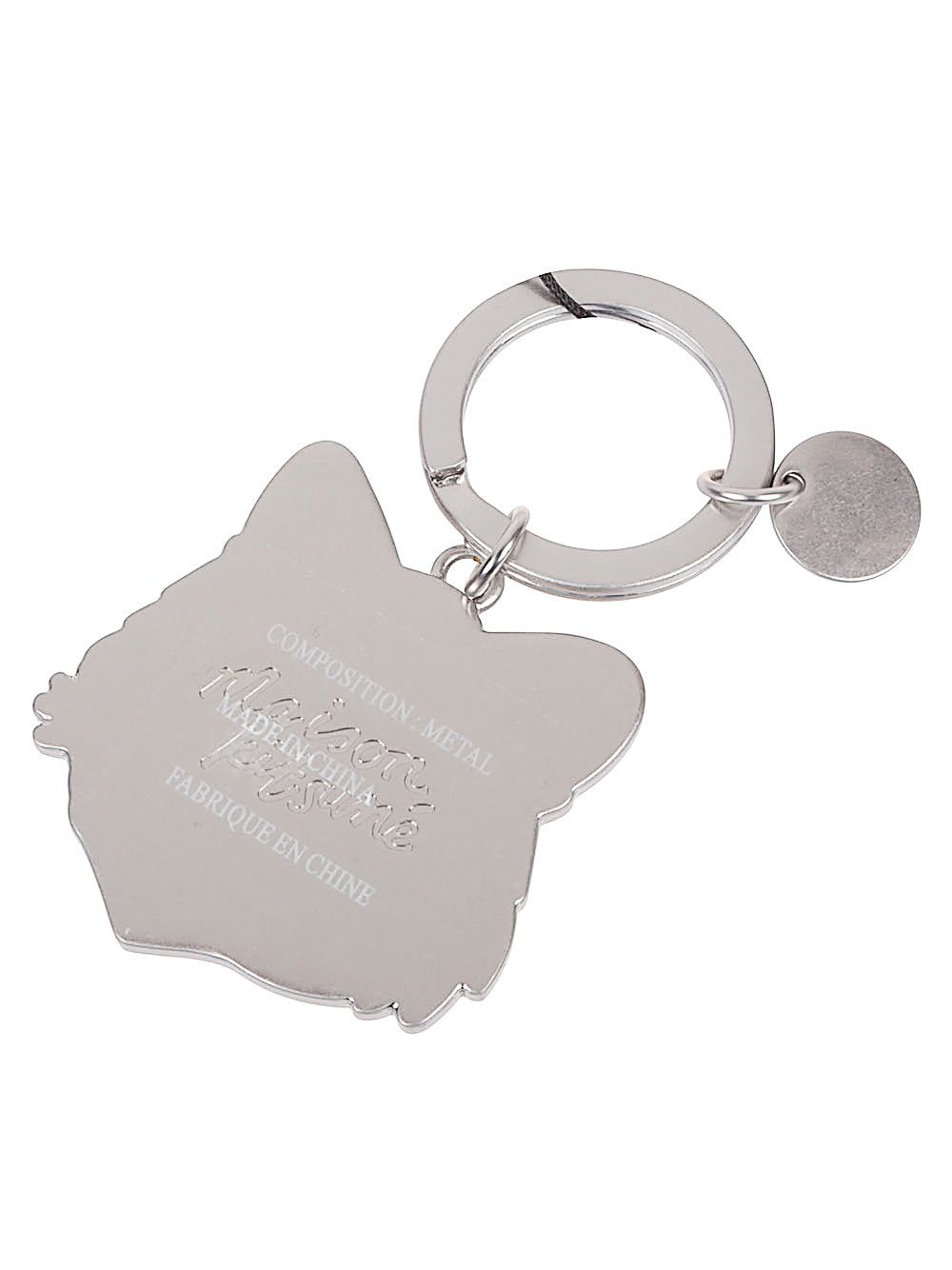 Maison Kitsune Keychains Yellow Metal