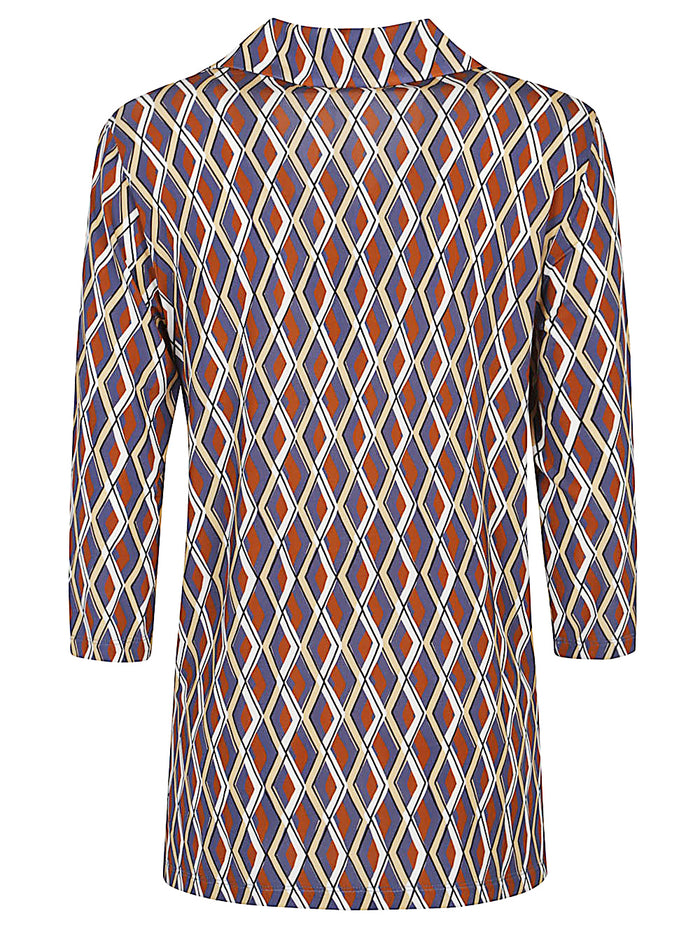 Siyu Shirts Bordeaux Viscose Elastane